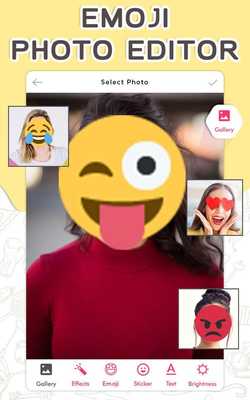 Emulate Android APK Emoji Photot Editor :  Emoji Sticker Maker