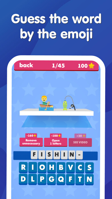 Emulate iPhone app Emoji Quiz! Funny Puzzles using MyAndroid