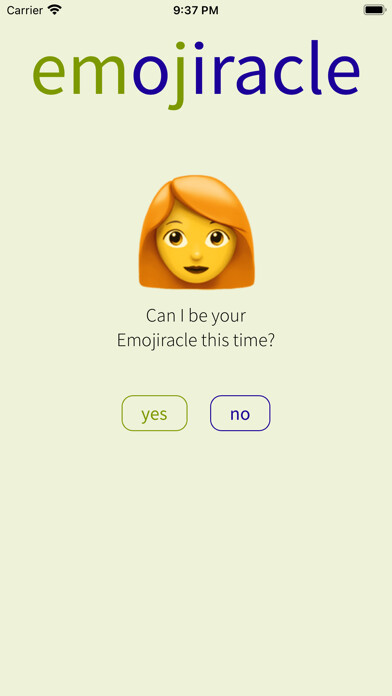 Emulate iPhone app emojiracle using MyAndroid