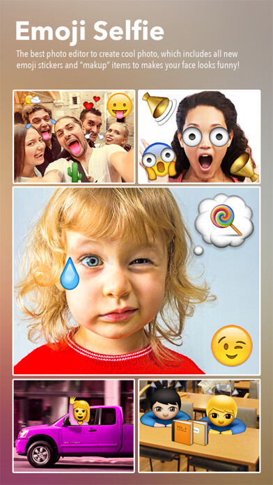 Emulate iPhone app Emoji Selfie - 1000+ Emoticons & Face Makeup + Collage Maker using MyAndroid Emulate iPhone app Emoji Selfie - 1000+ Emoticons & Face Makeup + Collage Maker using MyAndroid