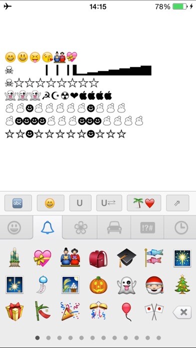 Emulate iPhone app Emoji Smiley - Free Color Unicode Emoticons Keyboard for SMS, Messages & Email using MyAndroid