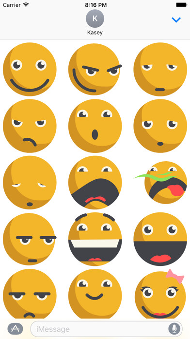 Emulate iPhone app Emoji Sticker Pack using MyAndroid Emulate iPhone app Emoji Sticker Pack using MyAndroid