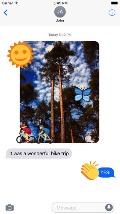 Emulate iPhone app Emoji Stickers - for Messages using MyAndroid Emulate iPhone app Emoji Stickers - for Messages using MyAndroid