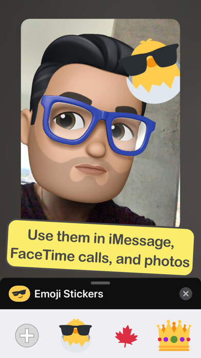 Emulate iPhone app Emoji Stickers Maker using MyAndroid Emulate iPhone app Emoji Stickers Maker using MyAndroid