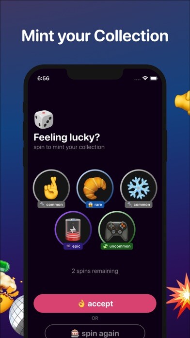 Emulate iPhone app EmojiSwap - trade & collect using MyAndroid