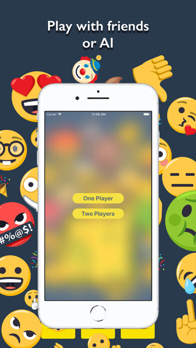 Emulate iPhone app Emoji - Tic Tac Toe using MyAndroid
