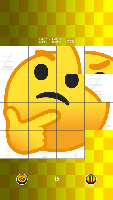 Emulate iPhone app emoji tiles puzzle using MyAndroid Emulate iPhone app emoji tiles puzzle using MyAndroid