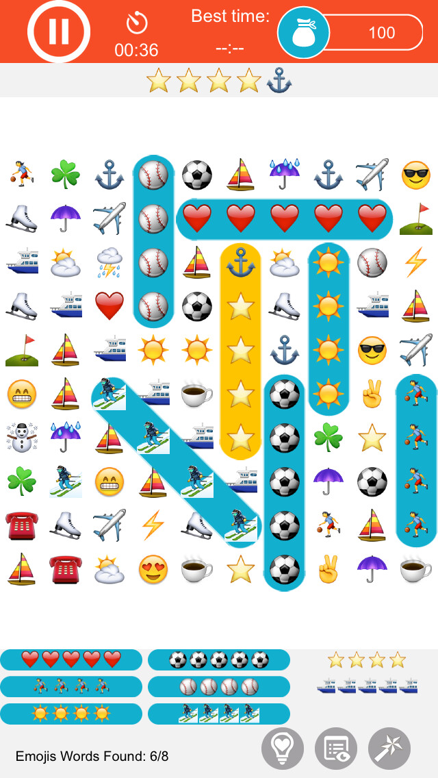 Emulate iPhone app Emoji Word Search using MyAndroid Emulate iPhone app Emoji Word Search using MyAndroid