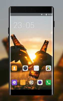 Emulate Android APK Emotional theme love sunset nature wallpaper