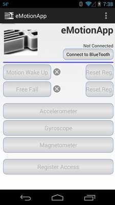 Emulate Android APK eMotionApp