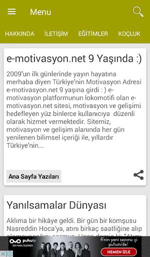 Run android online APK E-Motivasyon - Motivasyon Adresiniz from MyAndroid or emulate E-Motivasyon - Motivasyon Adresiniz using MyAndroid