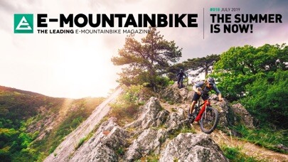 Emulate iPhone app E-MOUNTAINBIKE Magazine using MyAndroid
