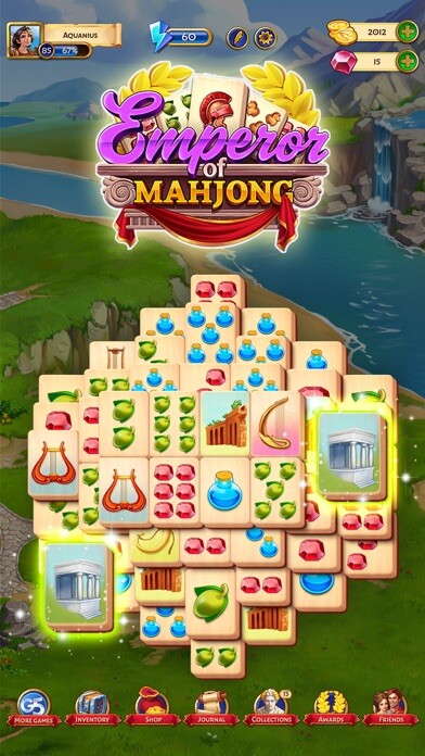 Emulate iPhone app Emperor of Mahjong: Tile Match using MyAndroid