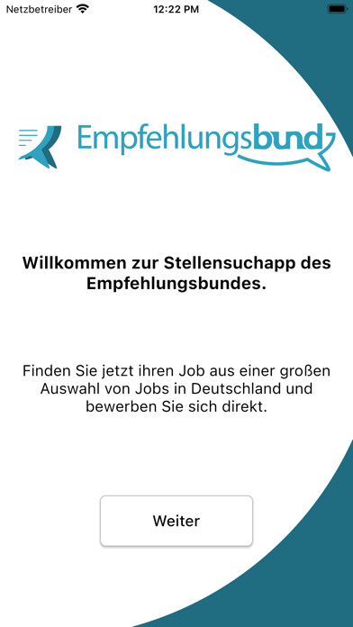 Emulate iPhone app Empfehlungsbund Jobsuche using MyAndroid Emulate iPhone app Empfehlungsbund Jobsuche using MyAndroid