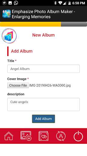 Run android online APK Emphasize Photo Album Maker - Enlarging Memories from MyAndroid or emulate Emphasize Photo Album Maker - Enlarging Memories using MyAndroid