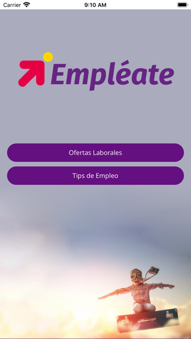 Emulate iPhone app Empléate, Human Value using MyAndroid