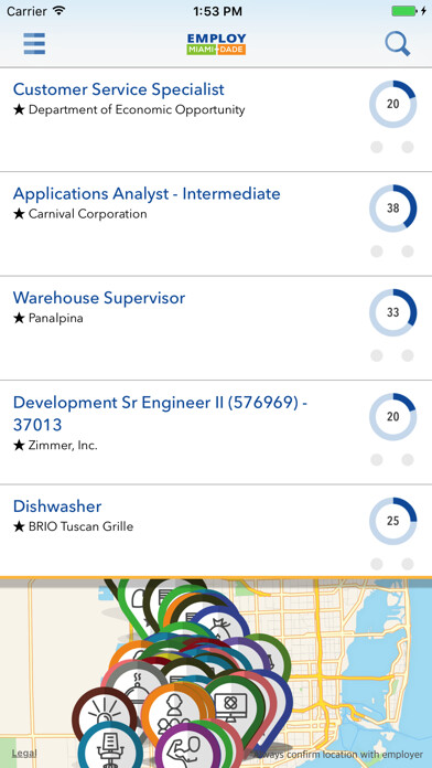Emulate iPhone app Employ Miami Dade using MyAndroid Emulate iPhone app Employ Miami Dade using MyAndroid