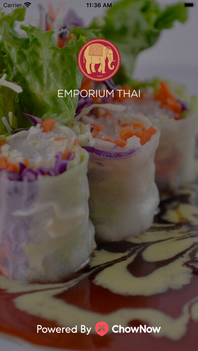 Emulate iPhone app Emporium Thai using MyAndroid