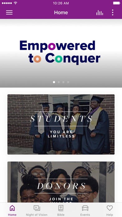 Emulate iPhone app Empowered to Conquer using MyAndroid Emulate iPhone app Empowered to Conquer using MyAndroid