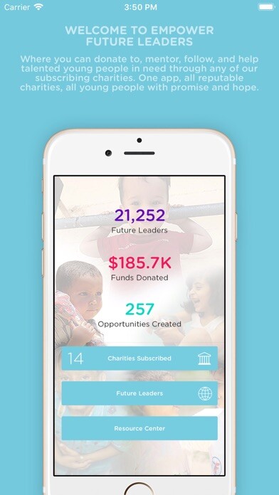 Emulate iPhone app emPower Future Leaders using MyAndroid