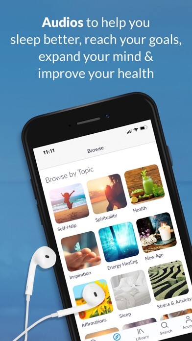 Emulate iPhone app Empower You: Unlimited Audio using MyAndroid