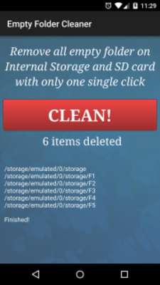 Emulate Android APK Empty Folder Remover