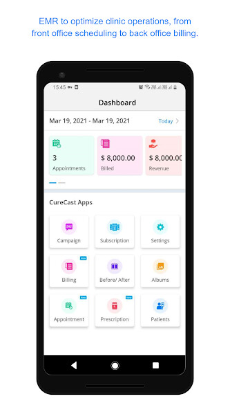 Run android online APK EMR, EHR, Practice Management Doctor CureCast from MyAndroid or emulate EMR, EHR, Practice Management Doctor CureCast using MyAndroid