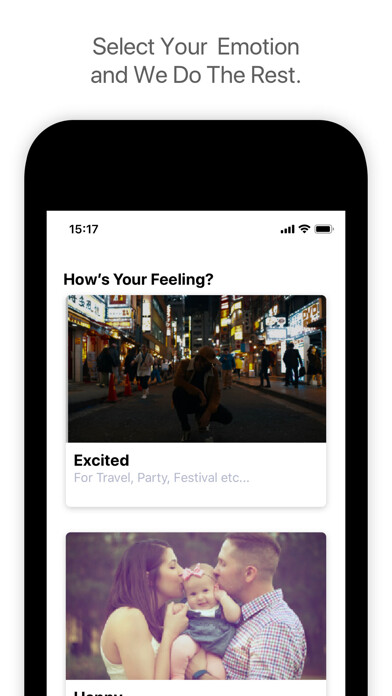 Emulate iPhone app Emöry - Easy Video Creator using MyAndroid