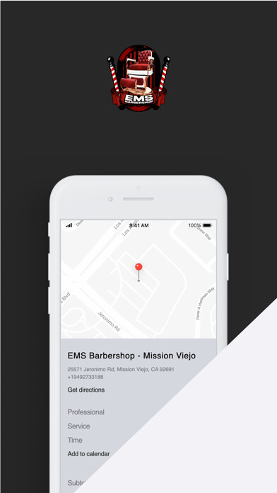 Emulate iPhone app EMS Barbershop using MyAndroid Emulate iPhone app EMS Barbershop using MyAndroid