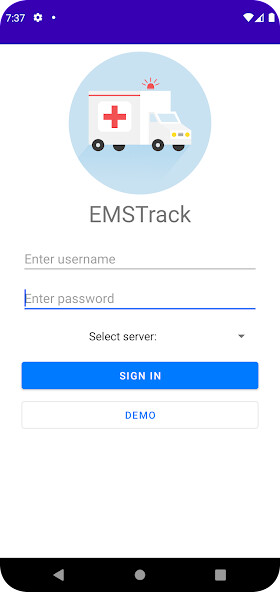 Run android online APK EMSTrack from MyAndroid or emulate EMSTrack using MyAndroid