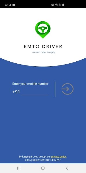 Run android online APK EMTO DRIVER from MyAndroid or emulate EMTO DRIVER using MyAndroid