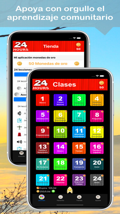Emulate iPhone app En 24 Horas - Aprender idiomas using MyAndroid Emulate iPhone app En 24 Horas - Aprender idiomas using MyAndroid