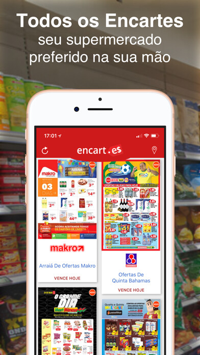 Emulate iPhone app Encartes - ofertas e promoções using MyAndroid Emulate iPhone app Encartes - ofertas e promoções using MyAndroid