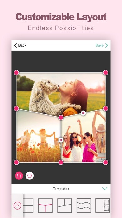 Emulate iPhone app Encollage - Pic Collage Maker using MyAndroid Emulate iPhone app Encollage - Pic Collage Maker using MyAndroid