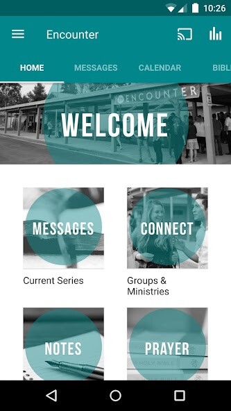 Run android online APK Encounter Church MV from MyAndroid or emulate Encounter Church MV using MyAndroid