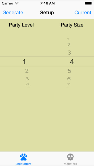 Emulate iPhone app Encounter Generator (D&D 4) using MyAndroid Emulate iPhone app Encounter Generator (D&D 4) using MyAndroid