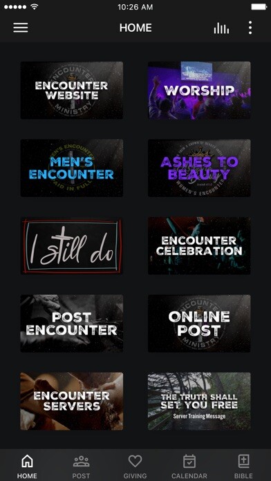 Emulate iPhone app Encounter Ministry using MyAndroid