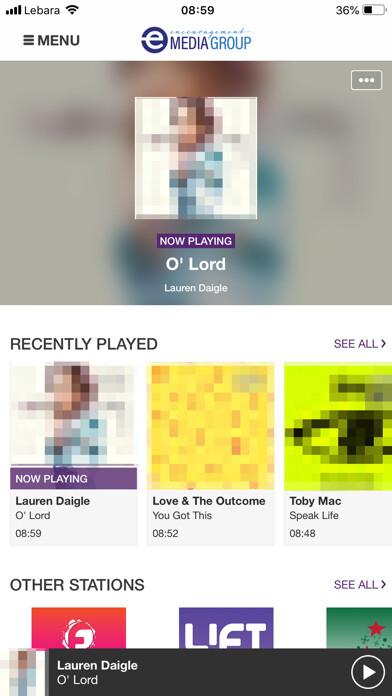 Emulate iPhone app Encouragement Media using MyAndroid