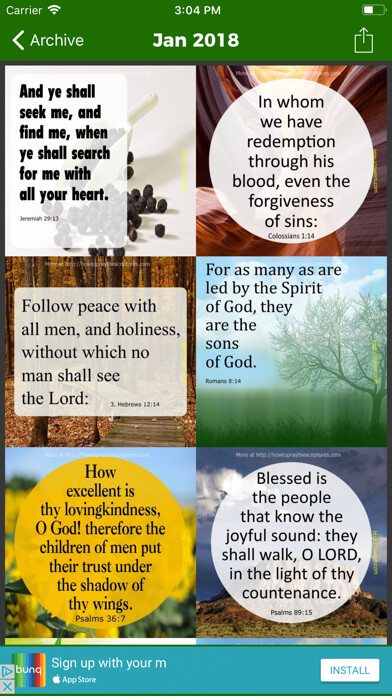 Emulate iPhone app Encouraging Bible Verses · using MyAndroid Emulate iPhone app Encouraging Bible Verses · using MyAndroid