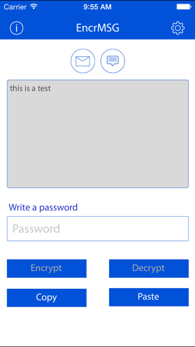 Emulate iPhone app EncrMSG using MyAndroid Emulate iPhone app EncrMSG using MyAndroid