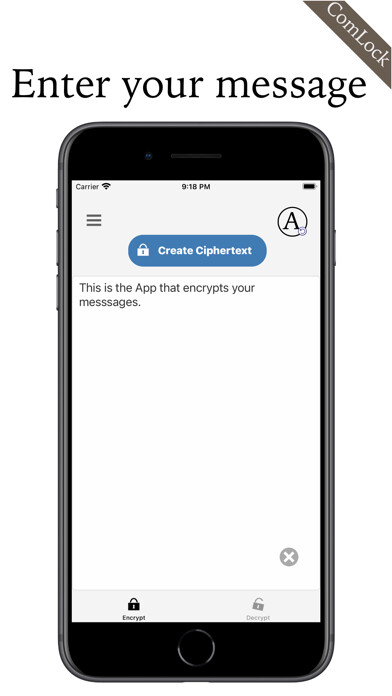 Emulate iPhone app Encryption maker using MyAndroid