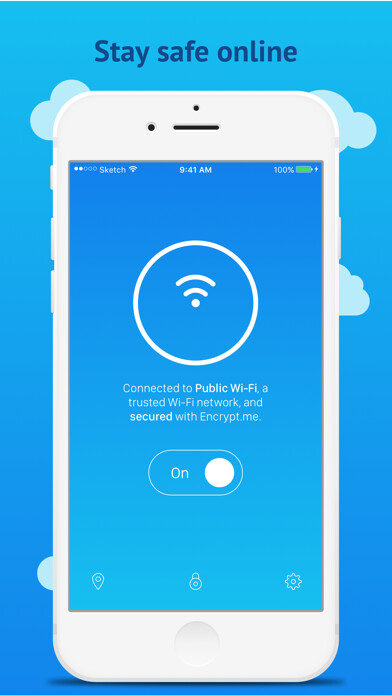 Emulate iPhone app Encrypt.me using MyAndroid