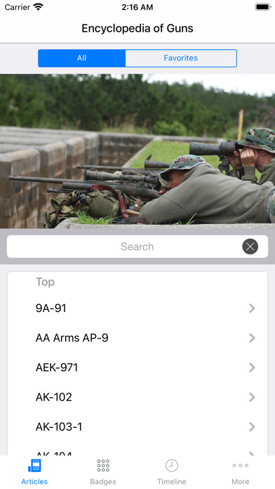 Emulate iPhone app Encyclopedia of Guns using MyAndroid Emulate iPhone app Encyclopedia of Guns using MyAndroid