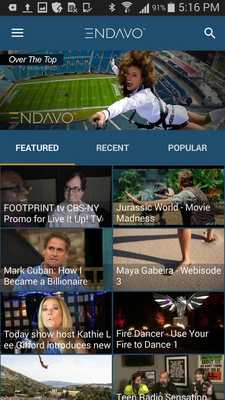 Emulate Android APK Endavo OTT Demo App Emulate Android APK Endavo OTT Demo App