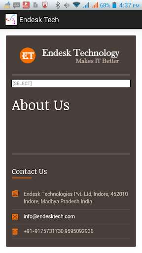 Run android online APK ENDESKTECH from MyAndroid or emulate ENDESKTECH using MyAndroid