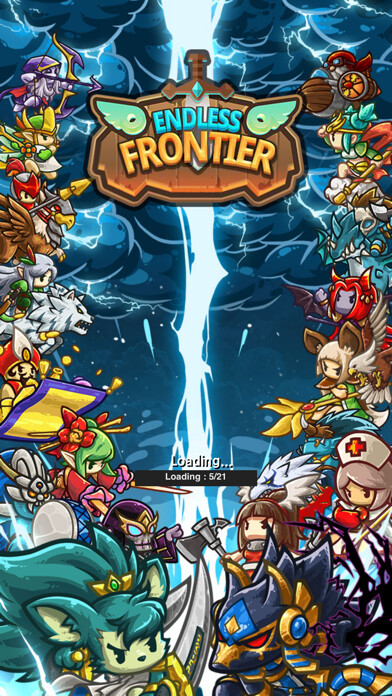 Emulate iPhone app Endless Frontier - RPG using MyAndroid