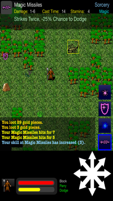 Emulate iPhone app Endless Nights RPG using MyAndroid