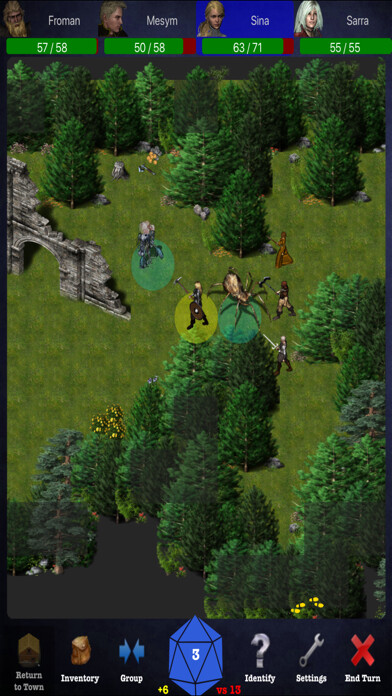 Emulate iPhone app Endless Quest Roguelike RPG using MyAndroid