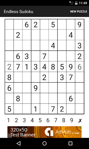 Run android online APK Endless Sudoku from MyAndroid or emulate Endless Sudoku using MyAndroid