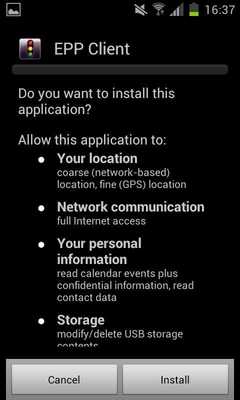 Emulate Android APK Endpoint Protector MDM Client